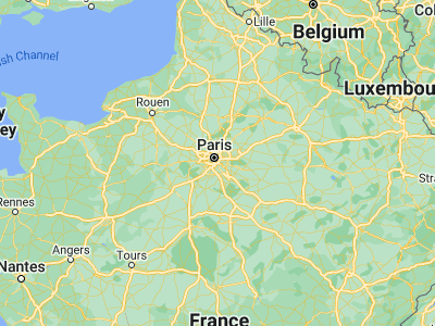 Map showing location of Thiais (48.76496, 2.3961)