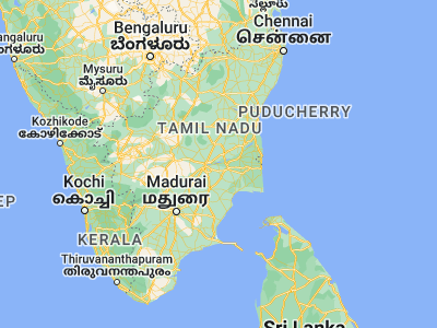 Map showing location of Thirukattupalli (10.84431, 78.95647)