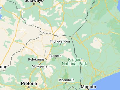 Map showing location of Thohoyandou (-22.94564, 30.48497)