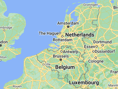 Map showing location of Tholen (51.53167, 4.22083)