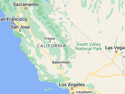 Map showing location of Three Rivers (36.43884, -118.90454)
