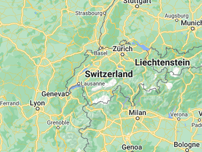 Map showing location of Thun (46.75118, 7.62166)