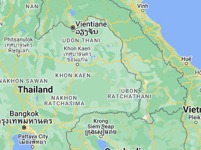 Map showing location of Thung Khao Luang (15.99397, 103.86264)