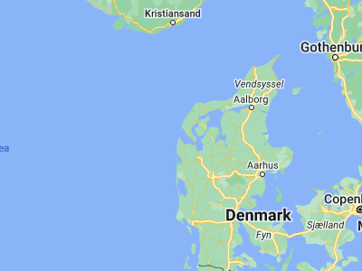 Map showing location of Thyborøn (56.69846, 8.21238)