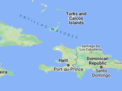 Map showing location of Ti Port-de-Paix (19.93333, -72.83333)