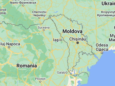 Map showing location of Ţibana (46.98333, 27.33333)