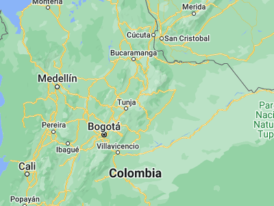 Map showing location of Tibasosa (5.75, -73)