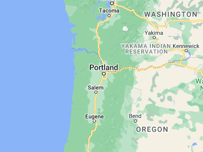Map showing location of Tigard (45.43123, -122.77149)