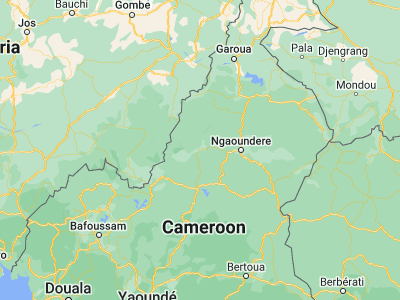 Map showing location of Tignère (7.36667, 12.65)