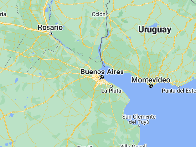 Map showing location of Tigre (-34.42603, -58.57962)