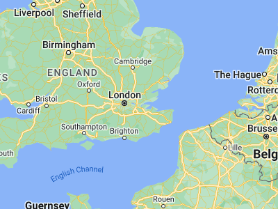 Map showing location of Tilbury (51.46248, 0.35856)