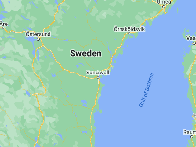 Map showing location of Timrå (62.48703, 17.3257)