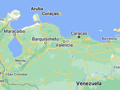 Map showing location of Tinaquillo (9.91861, -68.30472)