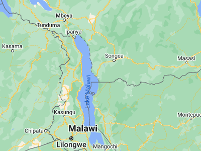 Map showing location of Tingi (-11.3, 35.03333)