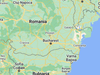 Map showing location of Tinosu (44.81667, 26.01667)