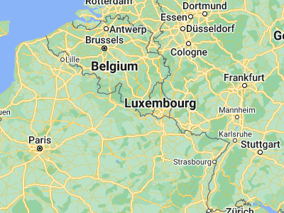 Map showing location of Tintigny (49.68326, 5.51349)