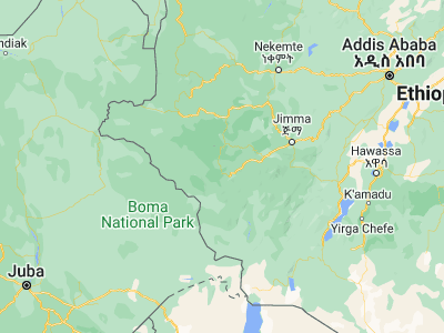 Map showing location of Tippi (7.2, 35.45)