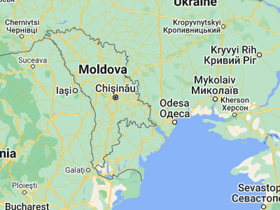 Map showing location of Tiraspol (46.84028, 29.64333)