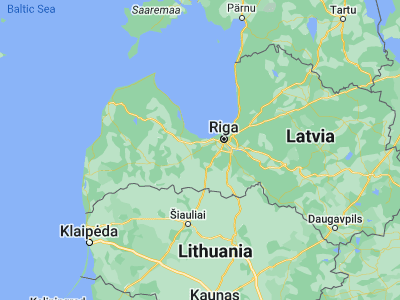 Map showing location of Tīreļi (56.83991, 23.58902)