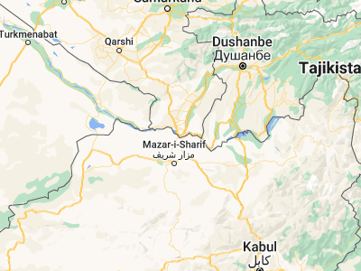 Map showing location of Tirmiz (37.22417, 67.27833)