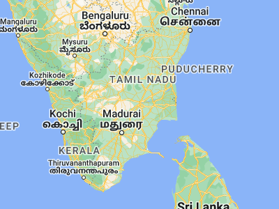Map showing location of Tiruchchirāppalli (10.805, 78.68556)