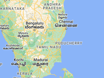 Map showing location of Tiruvannāmalai (12.22662, 79.07461)