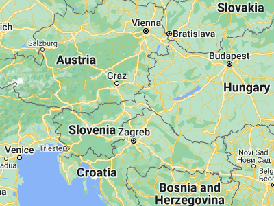 Map showing location of Tišina (46.65806, 16.09167)