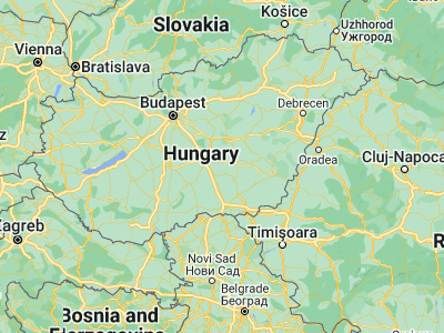 Map showing location of Tiszaalpár (46.81279, 19.99841)