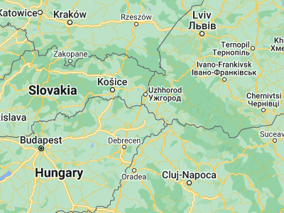 Map showing location of Tiszabezdéd (48.36667, 22.15)