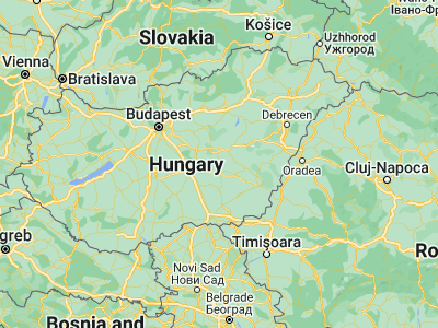 Map showing location of Tiszaföldvár (46.98333, 20.25)