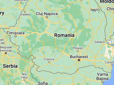 Map showing location of Titeşti (45.41667, 24.4)