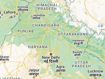 Map showing location of Titron (29.66805, 77.32301)