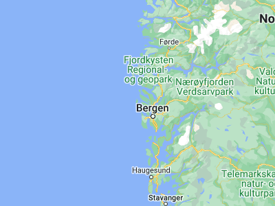 Map showing location of Tjeldstø (60.59861, 4.84421)