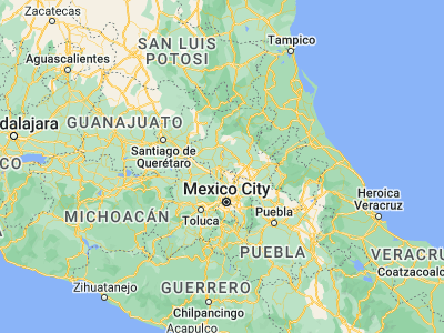 Map showing location of Tlaxcoapan (20.08333, -99.21667)