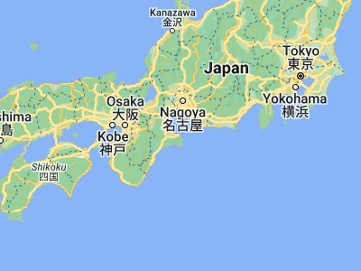 Map showing location of Toba (34.48333, 136.85)