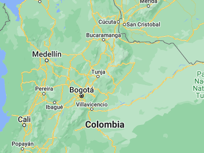 Map showing location of Toca (5.56392, -73.18398)