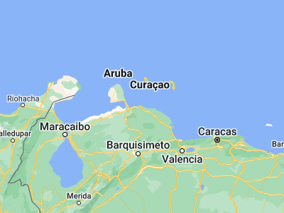 Map showing location of Tocópero (11.49897, -69.25892)