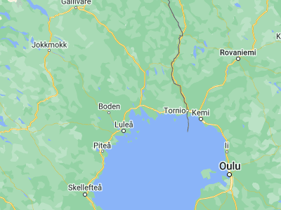 Map showing location of Töre (65.91243, 22.65128)