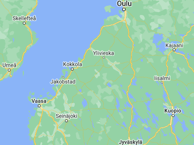 Map showing location of Toholampi (63.76667, 24.25)