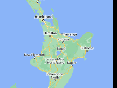Map showing location of Tokoroa (-38.23333, 175.86667)