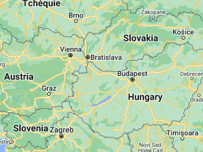Map showing location of Töltéstava (47.62609, 17.73376)