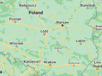 Map showing location of Tomaszów Mazowiecki (51.53131, 20.00855)