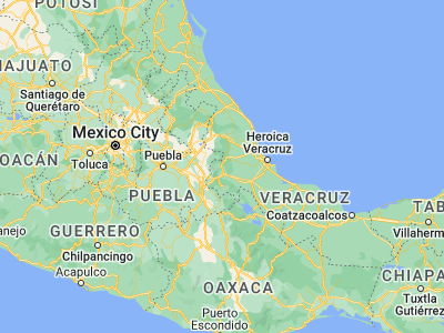 Map showing location of Tomatlán (19.03084, -97.00902)