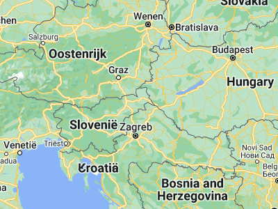 Map showing location of Tomaž pri Ormožu (46.48417, 16.08361)