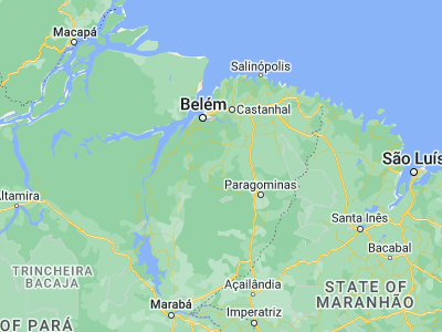 Map showing location of Tomé Açu (-2.41889, -48.15222)