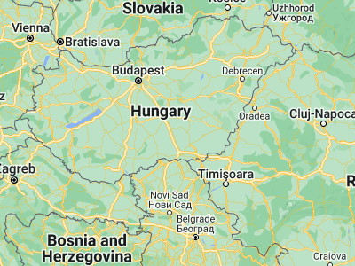 Map showing location of Tömörkény (46.61716, 20.04357)