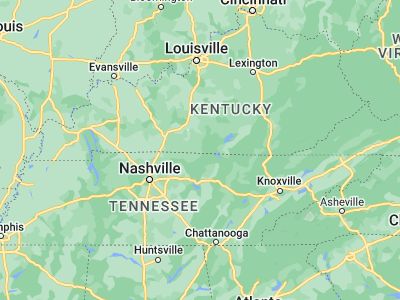 Map showing location of Tompkinsville (36.70228, -85.69164)