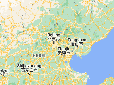 Map showing location of Tongzhou (39.90395, 116.66183)