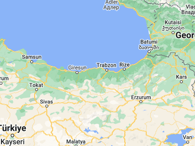 Map showing location of Tonya (40.88625, 39.29238)