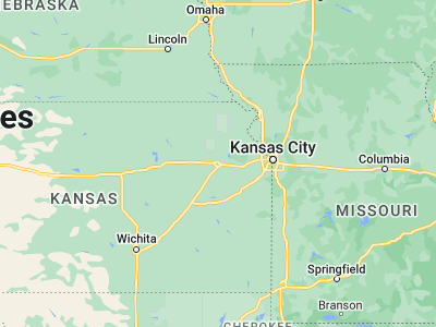 Map showing location of Topeka (39.04833, -95.67804)